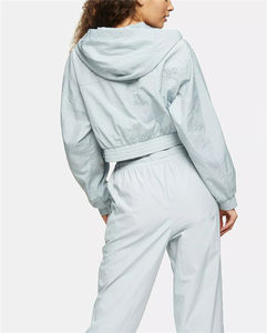 Chaqueta Corta de Nailon Personalizada para Ropa Deportiva, Cortavientos Ligera, Impermeable, para Correr y Deportes al Aire Libre - Product Image 3