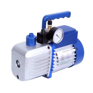 1HP Double Stage Vacuum Pump Vp2100 with Gauge and Valve for R410A