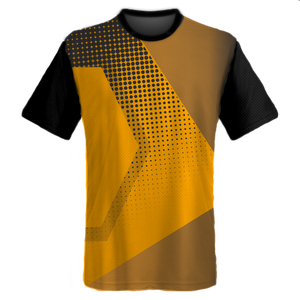 Maillot de football pour homme imprimé par transfert thermique, col en V, manches courtes, respirant, anti-humidité, coupe classique, maille unie en polyester - Product Image 3