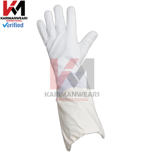 Bee Keeping <b>Gloves</b> Breathable Leather Sting Protection <b>Gloves</b> Extended Cuff for Beekeepers Custom OEM - Product Image 4