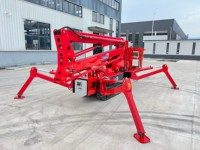 Platform Kerja Udara Hidrolik Diesel Listrik dengan Boom Articulated Tracked 18m, Jangkauan 10.5m, Outrigger Lipat