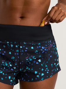 Shorts de bain pour femmes, imprimés par sublimation, taille élastique, poches latérales, séchage rapide, respirants, shorts de plage pour femmes - Product Image 5