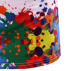 T-shirts pour hommes à imprimé intégral, style urbain décontracté, coupe ample, pour usage quotidien, vêtements décontractés, designs graphiques. - Product Image 6