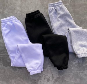 Pantalones Deportivos para Mujer, Pierna Ancha, Leggings de Gimnasio, Cintura Alta, Levanta Glúteos, Rectos, Mezcla de Poliéster/Algodón, Secado Rápido, Color Liso, Casuales - Product Image 3