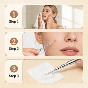 Precision Acne Needle Blackhead Remover Tool Face Skin Care Pimple <b>Extractor</b> Stainless Steel Professional Grade - Product Image 5