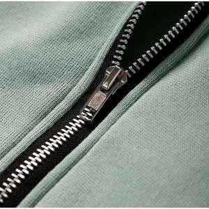 Womens Sage Green Half Zip Tracksuit <b>Set</b> Premium Heavyweight Fleece Oversized Pullover And <b>Matching</b> <b>Joggers</b> Loungewear - Product Image 3