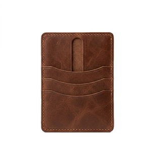 2026 Card Holder <b>RFID</b> Blocking Slim Leather <b>Wallet</b> for Men & Women Minimalist Design Wholesale price - Product Image 1