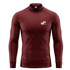 Soft Stretch Fabric <b>Compression</b> <b>Shirt</b> <b>For</b> Football Players Offering Comfort And Breathable Athletic Performance Support - Product Image 1