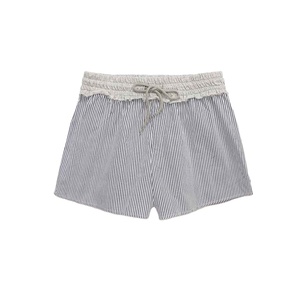 Shorts Casuales de Mujer, Minimalistas, con Patrón Sólido, Mezcla de Fibra de Alto Rendimiento, Máxima Comodidad, para Uso Diario y Fitness - Product Image 1