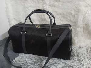 Bolsa de Viaje de Cuero Genuino, Estilo Vintage, Hecha a Mano, con Cierre, Gran Capacidad, LHDB-0053 - Product Image 4