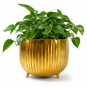 Brass Planter Pot <b>for</b> Home and Office Decoration Manufacturer and Exporter of Custom Designed Brass Home Planter Pot Hot Sale - Product Image 6