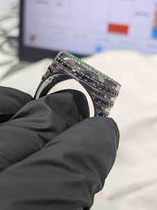 Bague de championnat personnalisée en moissanite ronde, en argent 925 original, pour homme, style Iced Out, bijou de déclaration, charme hip-hop pour soirée - Product Image 4