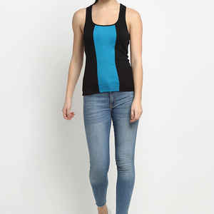 2026 Premium Women's Casual <b>Racerback</b> <b>Tank</b> <b>Top</b> Cotton Spandex Jersey Fabric Front Logo Breathable Quick Dry Eco-Friendly Gym - Product Image 4