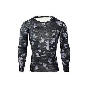 Rashguards Deportivos para Hombre con Estampado por Transferencia Térmica, UPF50+, Spandex, Unisex, Manga Larga, para Surf y Playa - Product Image 4