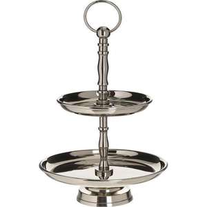 Soporte para Pastel de Aluminio de 2 Niveles, Diseño Elegante, Base Estable, Material de Grado Alimenticio, Ideal para Reposteros Profesionales y Caseros, Venta al Por Mayor - Product Image 2