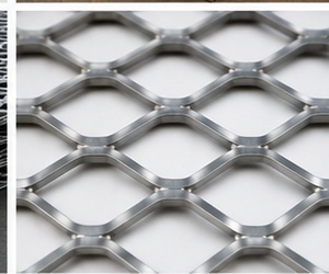 Aluminum Expanded <b>Wire</b> <b>Mesh</b> Diamond Hole Metal Fence Panel Security <b>Mesh</b> for Industrial Protection and Guarding - Product Image 3