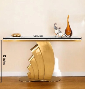 Mesa de centro de latón de lujo de última generación, mesa central geométrica moderna, mesa auxiliar de metal contemporánea, muebles de diseño para sala de estar - Product Image 2