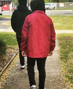 Chaqueta Deportiva Personalizada de Nailon con Logotipo Bordado para Equipos, Chaquetas de Entrenamiento, Chaquetas de Calentamiento, Abrigos con Forro de Malla para Entrenadores - Product Image 3