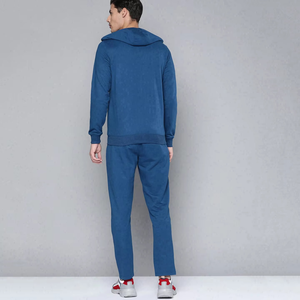 Men's 100% Cotton <b>Athletic</b> Training Tracksuit High Quality Hooded Custom Logo Breathable Fleece Polka Dot Pattern Fashionable - Product Image 5