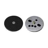 Support de ponçage abrasif de 4 pouces (100 mm) en plaque métallique zinguée de 5 mm d'épaisseur pour disques de ponçage