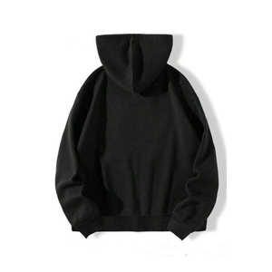 Sudadera con Capucha Oversize Negra 2026 con Escritura Gótica y Pedrería para Hombre y Mujer, Ajustable con Cordón, Estilo Urbano Brillante HD - Product Image 5