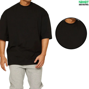 เสื้อยืดทรงบ็อกซี่พิมพ์โลโก้ตามสั่ง รุ่นใหม่ล่าสุด ผ้าคอตตอนถัก 180gsm แขนสั้น เป็นมิตรต่อสิ่งแวดล้อม สำหรับผู้ชาย - Product Image 4