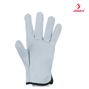 Delta Plus Mechanical Leather Gloves Anti-Cut Anti-Chemical Elastic <b>Wristlet</b> Cuff FBN49 - Product Image 2