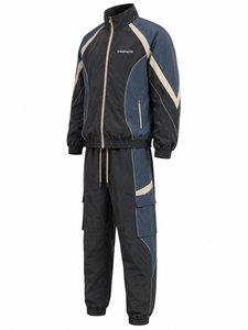 Men's eco-friendly windbreaker Winter breathable lightweight suit Active lifestyle jacket and pants - Product Image 2