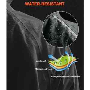 Veste de ski imperméable légère pour homme, veste de pluie, coupe-vent imperméable à capuche pour homme, pour un usage quotidien décontracté - Product Image 4