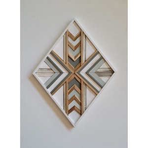 Factory Direct Geometric Wood Wall Art Modern Farmhouse Mosaic Panel Wooden <b>Hanging</b> for Living Room and Office Decor - Product Image 5