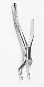 DIVIED INTERNATIONAL Pinza de Extracción Dental para Molares Inferiores Derechos con Recubrimiento de Cromo, Empuñadura Acolchada Deluxe 30, Instrumento Quirúrgico DENTAL - Product Image 2