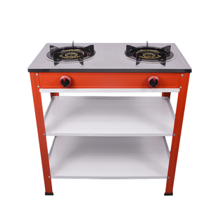 S-7802S Stainless Steel Commercial Use Outdoor Hotel <strong>Gas</strong> Range Free Standing 2 Burners <strong>Knob</strong> French Dutch Cooking Appliance - Product Image 1