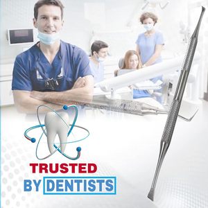 Professional 6.5" Stainless Steel Dental Tartar Scraper <b>Tool</b> | Double Ended Plaque Remover for Home & Clinic <b>Teeth</b> <b>Cleaning</b> - Product Image 3