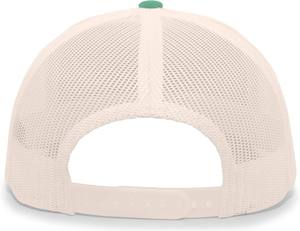 Casquette Trucker en Maille Verte à 6 Panneaux, Réglable avec Fermeture Snapback, Style Décontracté Unisexe, Idéale Printemps-Été - Product Image 3