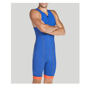 Combinaison de cyclisme réversible unisexe personnalisée par le fabricant, respirante, une pièce, pour triathlon, avec fermeture éclair sur la poitrine, vente en gros pour le cyclisme - Product Image 6
