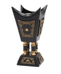 Brûleur à Bakhoor en bois de qualité supérieure, doré antique, porte-encens arabe pour la maison et les cadeaux - Product Image 2