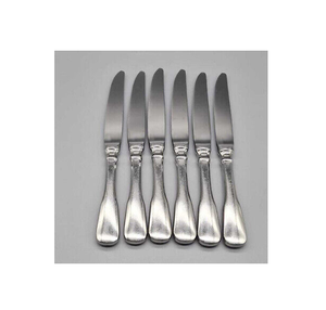 Cuchillos para Postre de Acero Inoxidable, Espátulas para Crema y Tostadas, Juego de Cuchillos de Mesa de Acero Inoxidable con Acabado Espejo Clásico - Product Image 1