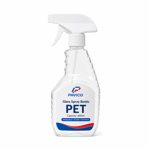 ขวดสเปรย์ไกปืน PET สีขาวแบบกำหนดเอง ขนาด 600 มล. สำหรับน้ำยาทำความสะอาดกระจก ผลิตภัณฑ์ทำความสะอาดในครัวเรือน โรงงานเวียดนาม - Product Image 3