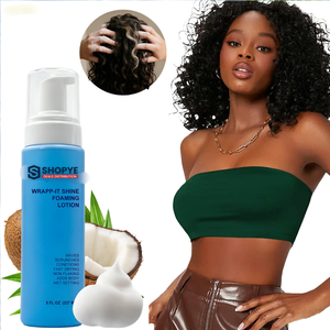 Offre Spéciale – Lotion Moussante Wrapp-It Shine – Fixation Forte, Séchage Rapide, Texturisante et Volumisante à l'Huile de Coco 237ml – Mousse Fixante pour Cheveux Humides 4C - Product Image 3