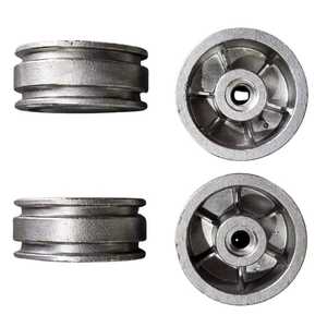 Pièces moulées sur mesure en sable, roue de guidage industrielle pour convoyeur, roue en fonte pour machines agricoles, roue en fonte durable - Product Image 5
