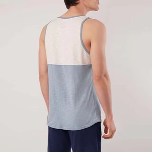 Prix Abordables, Qualité Supérieure Personnalisable, Débardeur de Sport en Tricot à Col Rond pour Hommes, Logo Personnalisé sur le Devant, Sans Manches, Respirant - Product Image 2