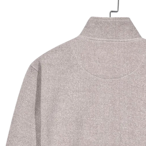 Suéter de punto polar con cremallera de un cuarto para hombre, manga larga, casual, suave, transpirable, cortavientos, ligero, tipo jersey, ropa inteligente de invierno - Product Image 4