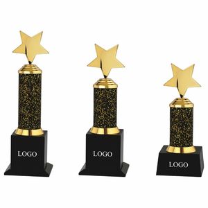 Elegant Brass Star Shaped Dial Ornament In Silver Brown And Resplendent Gold Plating For Prestigious Office Ambience Decoration - Product Image 1
