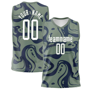 Uniforme de Baloncesto Personalizado al por Mayor, Color Azul Marino, para Adultos, Sublimado, Transpirable, Antibacterial, de Secado Rápido, Económico - Product Image 1