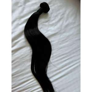 Extensiones de Cabello Humano Largo de la Mejor Calidad en Color Negro con Clip Casual, al Precio Más Bajo para Bodas y Fiestas - Product Image 3