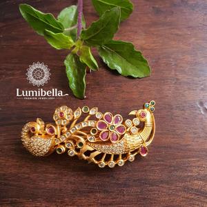 Hair Clips for Women-Casual Metal & Acetate Hairpins with Rhinestone & Crystal Decor Wedding & Christmas Styles - Product Image 1