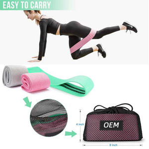 Bandes de Résistance Personnalisables pour le Sport – Lot de Bandes Élastiques en Tissu pour Exercices de Hanche, 8,0 cm, Unisexe - Product Image 5