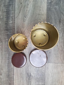 Rattan Style Paper Cover Metal Container Suitable for Tissue Storage Elegant Home Kitchen And Tabletop Organizer Box - Product Image 2