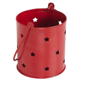 New Design Metal Votives Handmade Votive Round Votive <b>Candle</b> Holders Votive <b>Candle</b> Holder Star Cutout Galvanized Set of 2 - Product Image 6