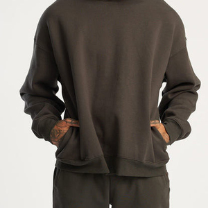 Sweat-shirt à capuche pour homme de haute qualité, logo personnalisé, polaire, pull-over, sweat-shirt à fermeture éclair en coton polaire, logo personnalisé, hiver - Product Image 6